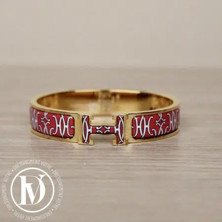 Bracelet Clic H lift plaqué or PM - Hermès Bracelet Clic H lift plaqué or PM - Hermès Dressingment Votre