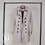 Trench coat mi-long en coton beige t.36 - Burberry Dressingment Votre