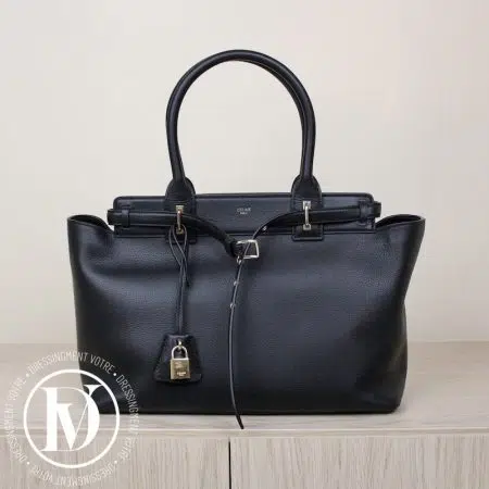 Sac Conti en cuir noir - Céline Sac Conti en cuir noir - Céline Dressingment Votre