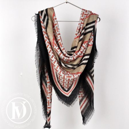 Grand foulard en laine et soie - Burberry Dressingment Votre