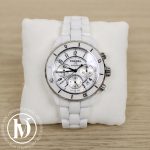 Montre J12 Chronograph en céramique blanche - Chanel Dressingment Votre