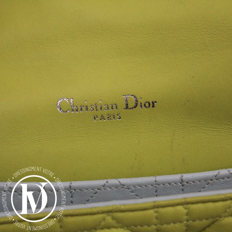 Petit sac Miss Dior en cuir jaune - Dior Dressingment Votre