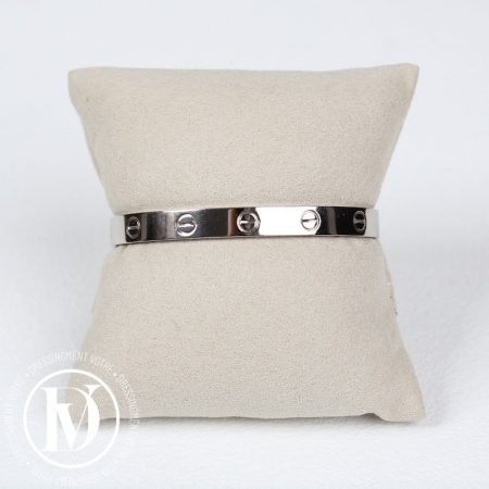 Bracelet Love en or gris t.16 - Cartier Dressingment Votre