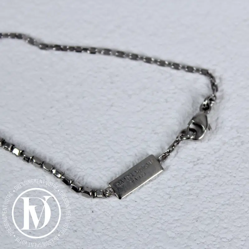 Bracelet Cassandre en métal et strass T.S - Saint Laurent Bracelet Cassandre en métal et strass T.S - Saint Laurent – Image 3