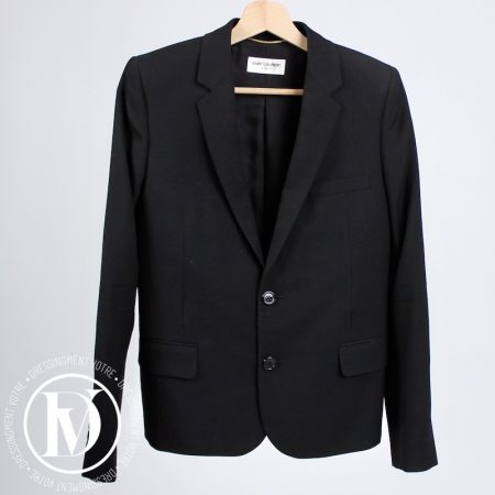 Blazer en coton noir t.36 - Saint Laurent Dressingment Votre