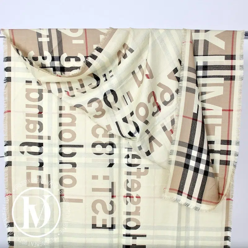 Grande écharpe à logos imprimés - Burberry Grande écharpe à logos imprimés - Burberry – Image 5