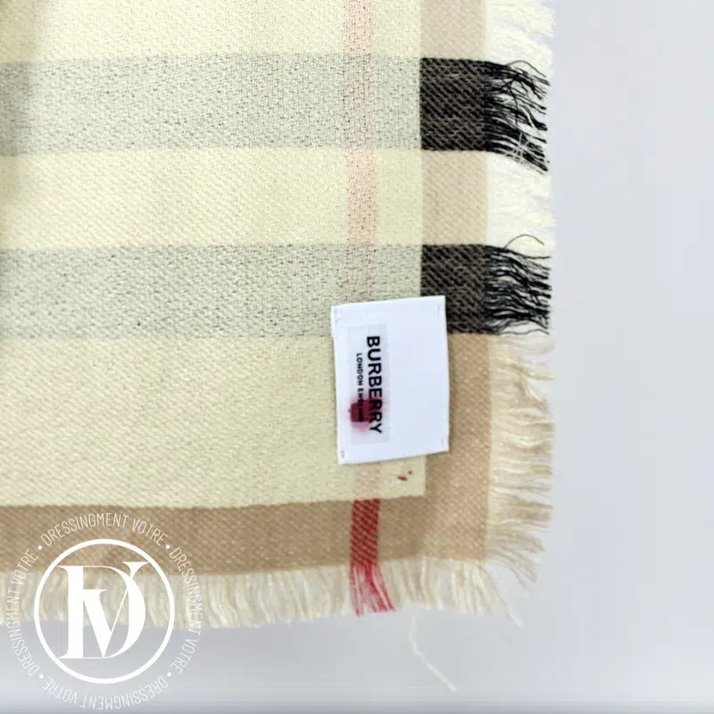 Grande écharpe à logos imprimés - Burberry Grande écharpe à logos imprimés - Burberry – Image 6