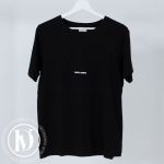 T-shirt Rive Gauche en coton noir t.S - Saint Laurent Dressingment Votre