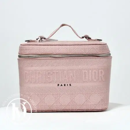 Vanity Diortravel D-Lite Cannage rose - Dior Vanity Diortravel D-Lite Cannage rose - Dior Dressingment Votre