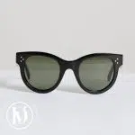 Lunettes de soleil eye cat en acétate noir - Céline Dressingment Votre