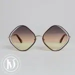 Lunettes de soleil en métal doré - Chloé Dressingment Votre