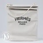 Sac Aline en toile chevron - Hermès Dressingment Votre