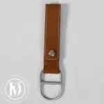 Accroche carrés chaîne d'ancre en cuir et acier - Hermès Dressingment Votre