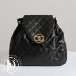 Sac à dos GM cuir caviar noir - Chanel Dressingment Votre