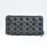 Portefeuille Panettone en cuir et spikes noir - Christian Louboutin Dressingment Votre
