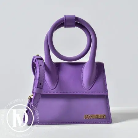 Sac Chiquito Noeud en cuir violet - Jacquemus Sac Chiquito Noeud en cuir violet - Jacquemus Dressingment Votre