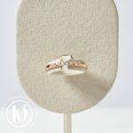 Bague/Alliance en or rose et diamants t.56 - Mauboussin Dressingment Votre