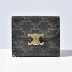 Portefeuille Triomphe en toile marron - Céline Dressingment Votre