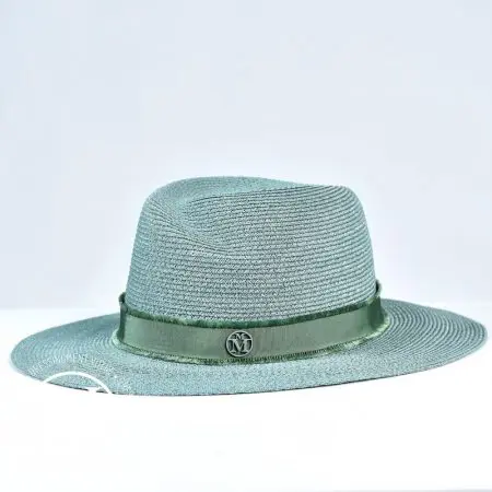 Chapeau Fédora Virginie mint t.M - Maison Michel Chapeau Fédora Virginie mint t.M - Maison Michel Dressingment Votre