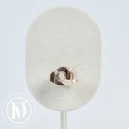 Bague Menottes R12 semi pavée or rose & diamants t.53 - Dinh Van Bague Menottes R12 semi pavée or rose & diamants t.53 - Dinh Van Dressingment Votre