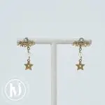 Boucles d'oreilles J'Adior en métal doré - Dior Dressingment Votre