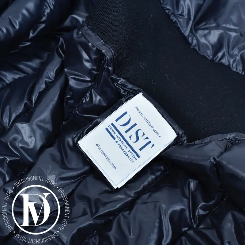 Cardigan zippé matelassé en laine noir t.S - Moncler Cardigan zippé matelassé en laine noir t.S - Moncler – Image 6