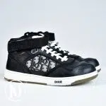 Sneakers B27 mid cuir noir et oblique p.36 - Dior Dressingment Votre