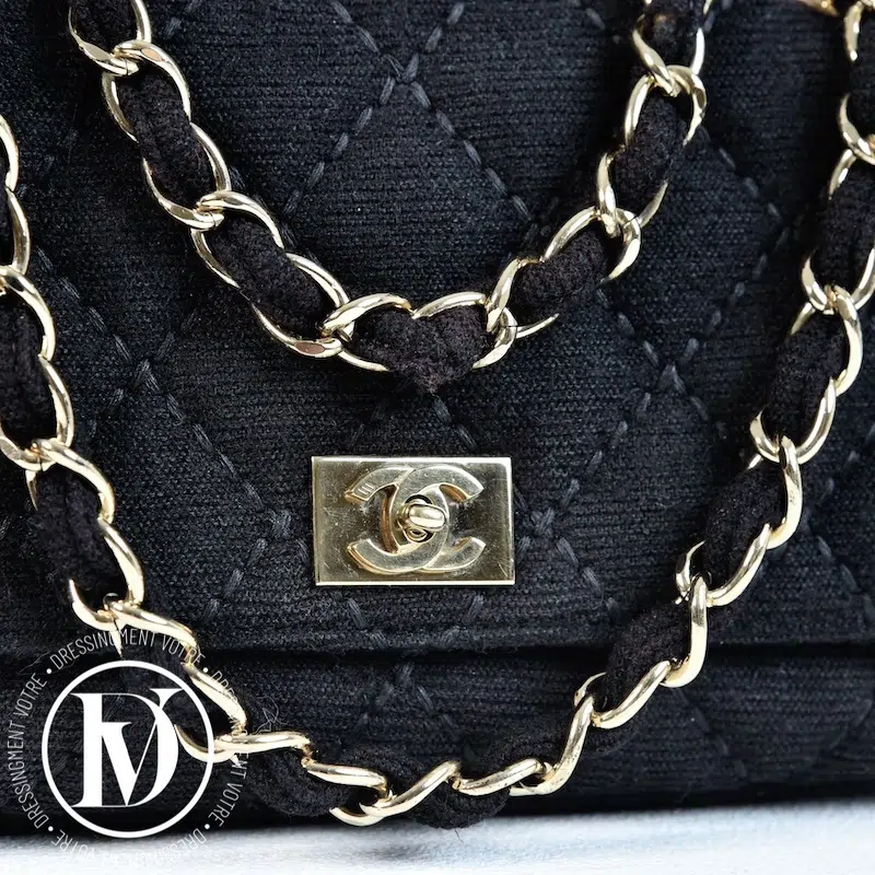 Sac Wild Stitch en tissu surpiqué noir - Chanel Sac Wild Stitch en tissu surpiqué noir - Chanel – Image 2