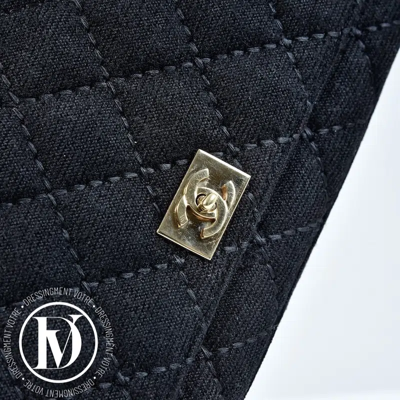 Sac Wild Stitch en tissu surpiqué noir - Chanel Sac Wild Stitch en tissu surpiqué noir - Chanel – Image 6