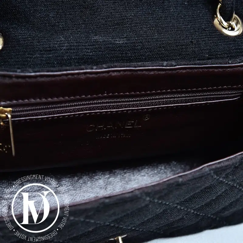 Sac Wild Stitch en tissu surpiqué noir - Chanel Sac Wild Stitch en tissu surpiqué noir - Chanel – Image 9