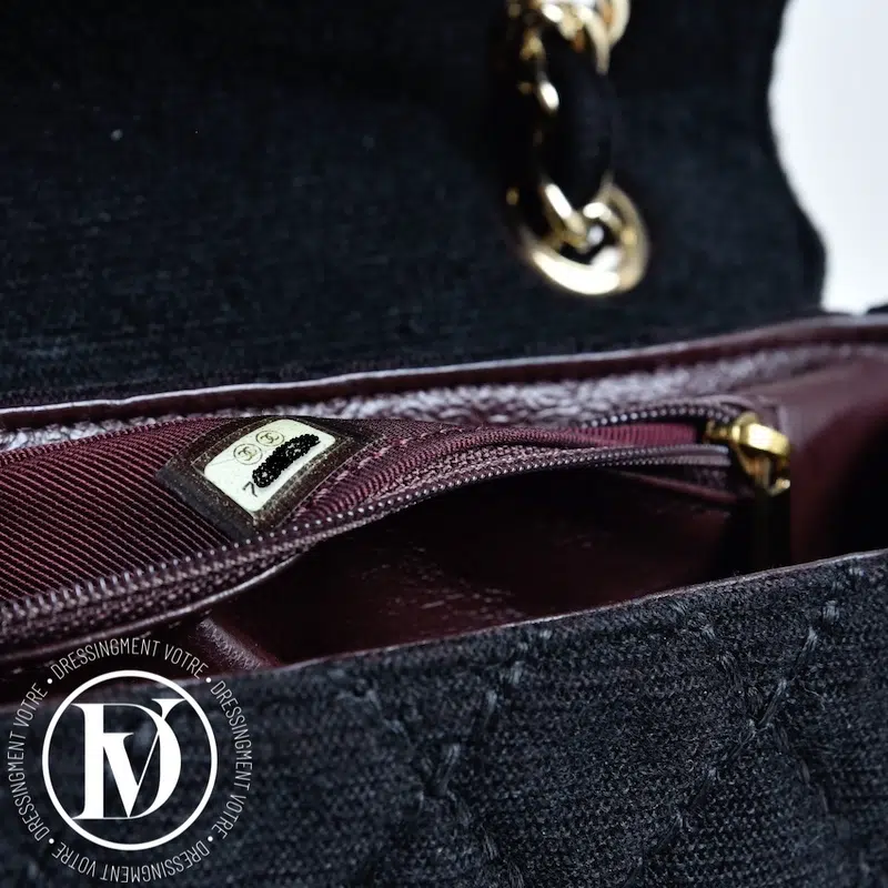 Sac Wild Stitch en tissu surpiqué noir - Chanel Sac Wild Stitch en tissu surpiqué noir - Chanel – Image 10