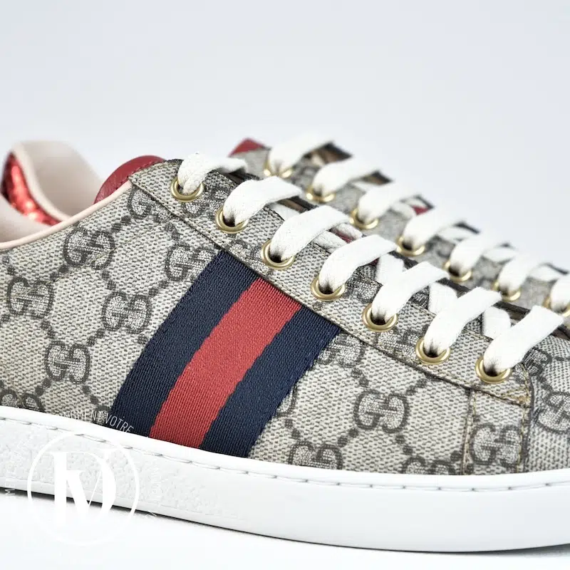 Sneakers Ace toile enduite GG bande web p.37 - Gucci Sneakers Ace toile enduite GG bande web p.37 - Gucci – Image 2