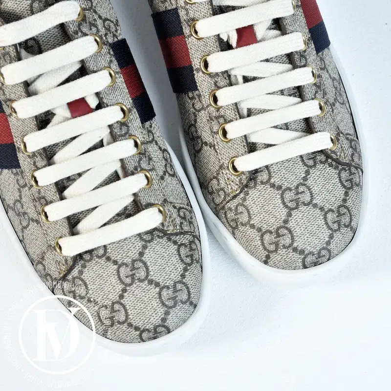 Sneakers Ace toile enduite GG bande web p.37 - Gucci Sneakers Ace toile enduite GG bande web p.37 - Gucci – Image 3