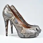 Escarpins Open Toes en python p.37 - Gucci Dressingment Votre