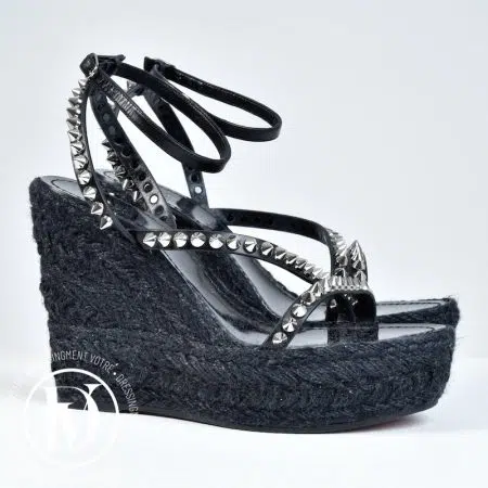 Sandales compensées Mafaldina 120 p.38 - Christian Louboutin Sandales compensées Mafaldina 120 p.38 - Christian Louboutin Dressingment Votre