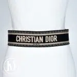 Ceinture en toile de coton brodée t.80 - Dior Dressingment Votre