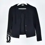 Gilet Uniform en laine noire t.36 - Chanel Dressingment Votre