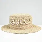 Chapeau en paille à logo t.M - Gucci Dressingment Votre