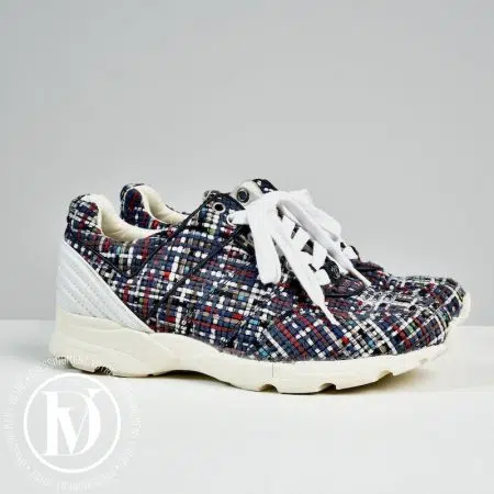 Sneakers en tweed multicolore p.37,5 - Chanel