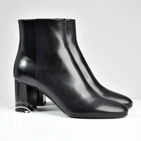 Bottines Lou 70 en cuir noir p.37 - Saint Laurent