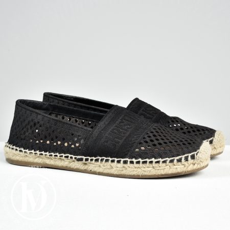 Espadrilles Granville perforées noires p.37,5 - Dior