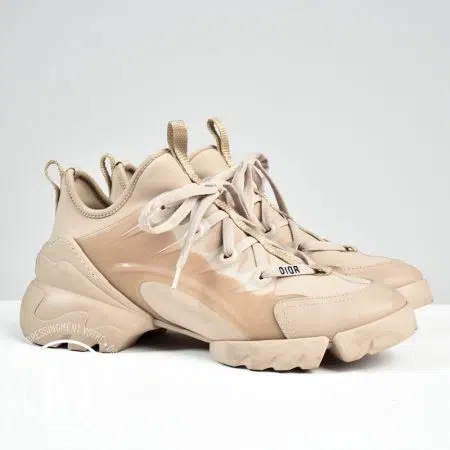 Sneakers D-Connect en toile rose pâle p.37,5 - Dior