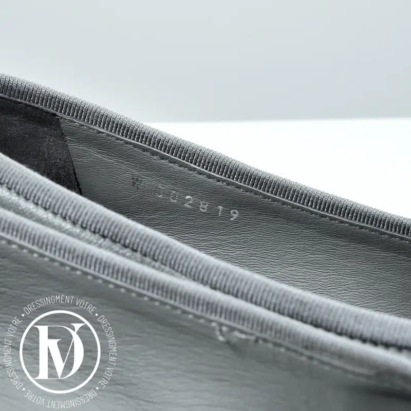 Ballerines CC en cuir gris p.36 - Chanel Ballerines CC en cuir gris p.36 - Chanel – Image 4