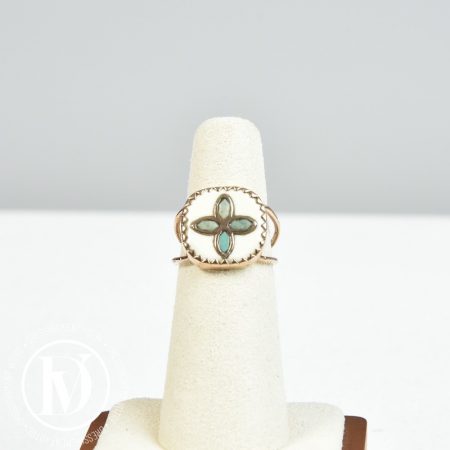 Bague Bowie n°2 turquoise t.51/52 - Pascale Monvoisin Dressingment Votre