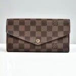 Portefeuille Sarah toile damier ébène - Louis Vuitton Dressingment Votre