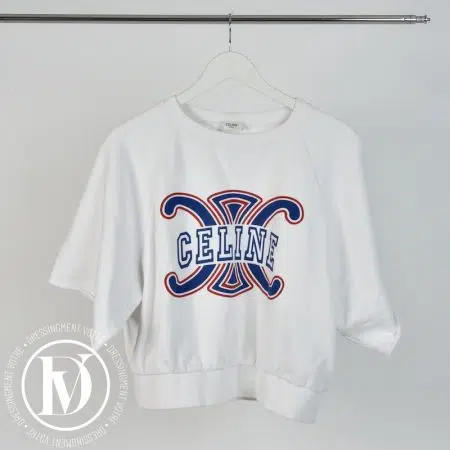 Sweat-shirt en coton blanc t.M - Céline Sweat-shirt en coton blanc t.M - Céline Dressingment Votre