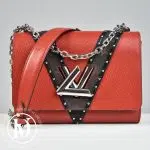 Sac Twist en cuir épi rouge et monogram - Louis Vuitton Dressingment Votre