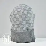Bonnet Néo petit damier en laine gris - Louis Vuitton Dressingment Votre