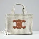 Cabas Thais small en toile beige - Céline Dressingment Votre