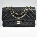 Sac Timeless médium cuir caviar noir - Chanel Dressingment Votre